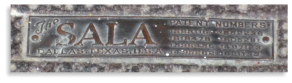 Sala Manufacturing label for Heater and Mantel