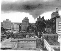 Tornado in Downtown Dallas